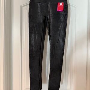 SPANX Faux Leather Leggings – Petite M/M – NWT